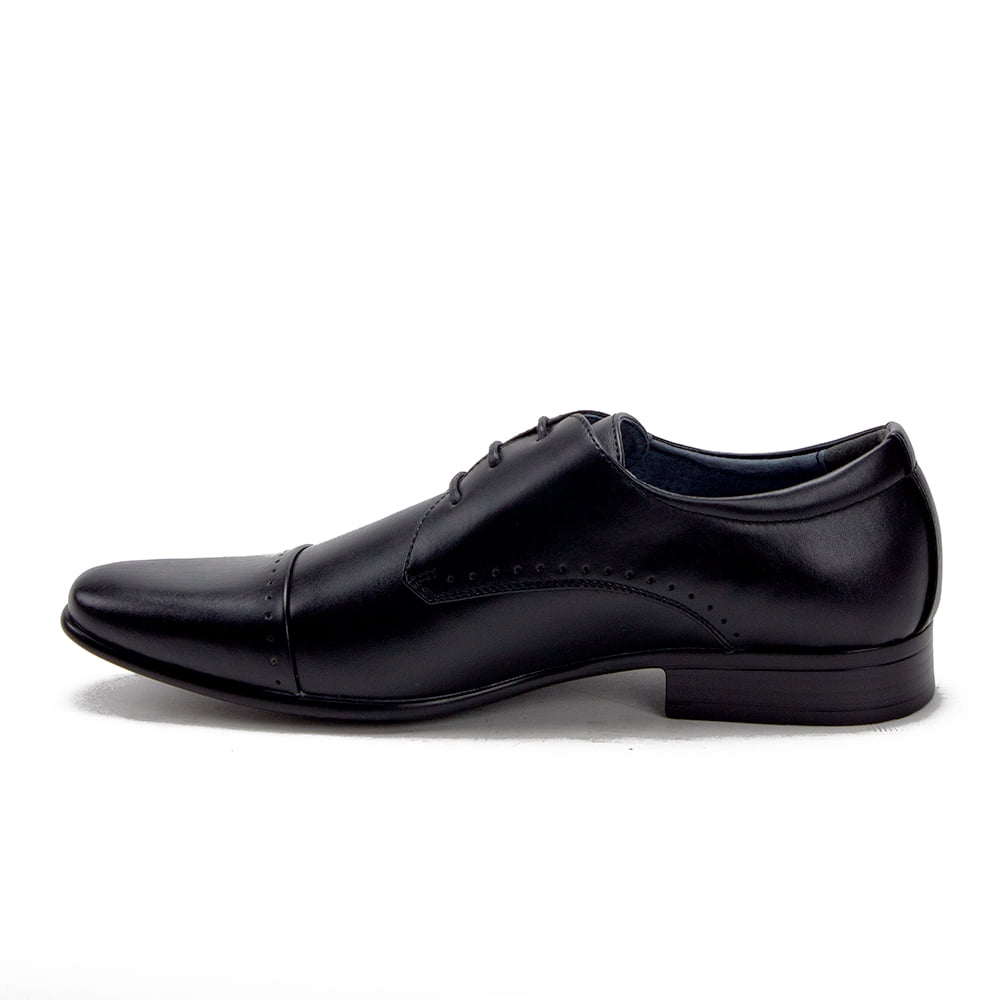 Men's 79893 Leather Lined Cap Toe Lace Up Oxfords Dress Shoes
