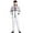 White, variant on Mens Fashion Jumpsuit Adult One Piece Non Footed Pajamas