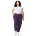 thumbnail image 5 of Terra & Sky Women's Plus Size Fleece Sweatpant, Available in 1,2, 3-Packs, Sizes 0X-4X, 5 of 22