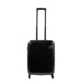thumbnail image 2 of Paquete 2 piezas Maleta trolley plegable de ABS con ruedas negro 40 x 56 x 22, 2 of 5