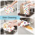 thumbnail image 2 of Yayeee 6 Pack Kitchen Dish Cloths for Washing Dishes Soft Absorbent Microfiber Towels, Polka Dot, 2 of 9