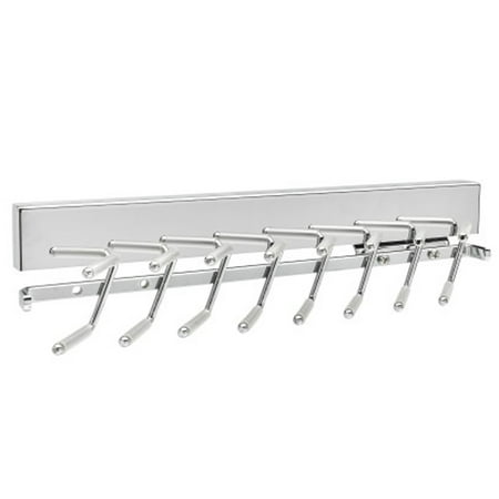 UPC: 0090713031767 | Rev-A-Shelf Sidelines CTRSL-14-CR-1 14  Pull-Out Sliding Deluxe Tie Rack  Chrome