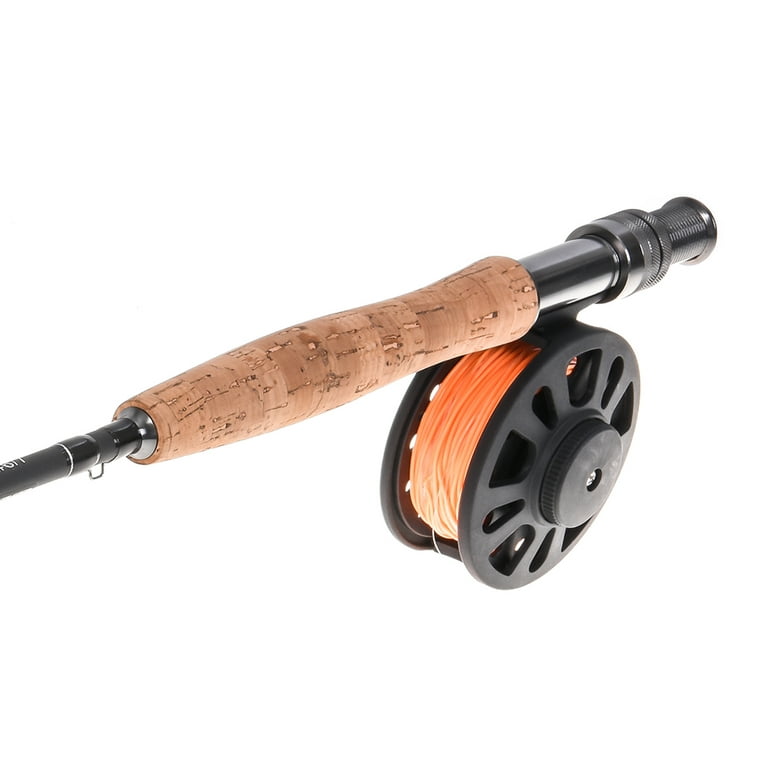 LEO 9' Fly Fishing Rod and Reel Combo with Carry Bag 10 Flies