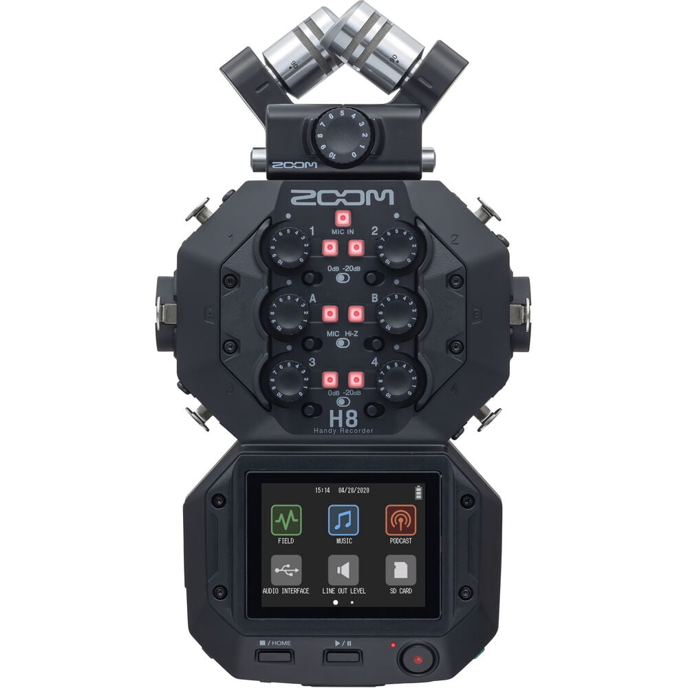 Zoom H8 12-Track Portable Recorder Pro Bundle