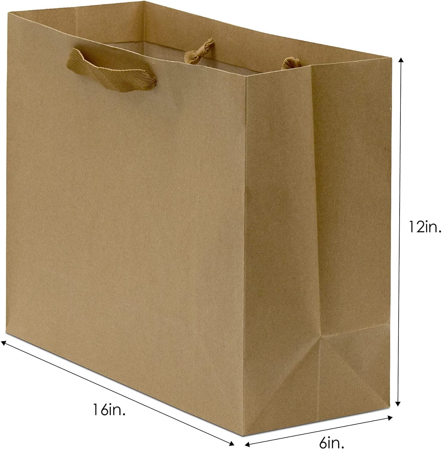 wide paper bolsas with handles