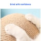 thumbnail image 5 of Methold Bola para rascar gatos, garras, giratorio de Sisal, juguete para mascotas resistente al desgaste, tableros divertidos en forma de Juguetes para gatos, 5 of 6