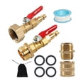thumbnail image 4 of DYNWAVECA RV Winterize Blowout Adapter RV Winterizing Kit with Blow Shut Off Valve 1/4" Quick Connect for Vehicles with Water Supply 6pcs, 4 of 10