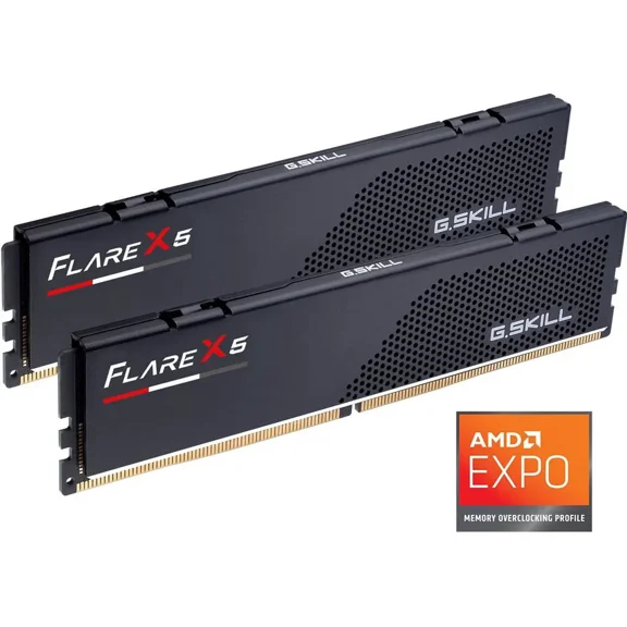 G.SKILL Flare X5 Series AMD EXPO 32GB (2 x 16GB) 288-Pin PC RAM DDR5 6000 Desktop Memory Model F5-6000J3636F16GX2-FX5