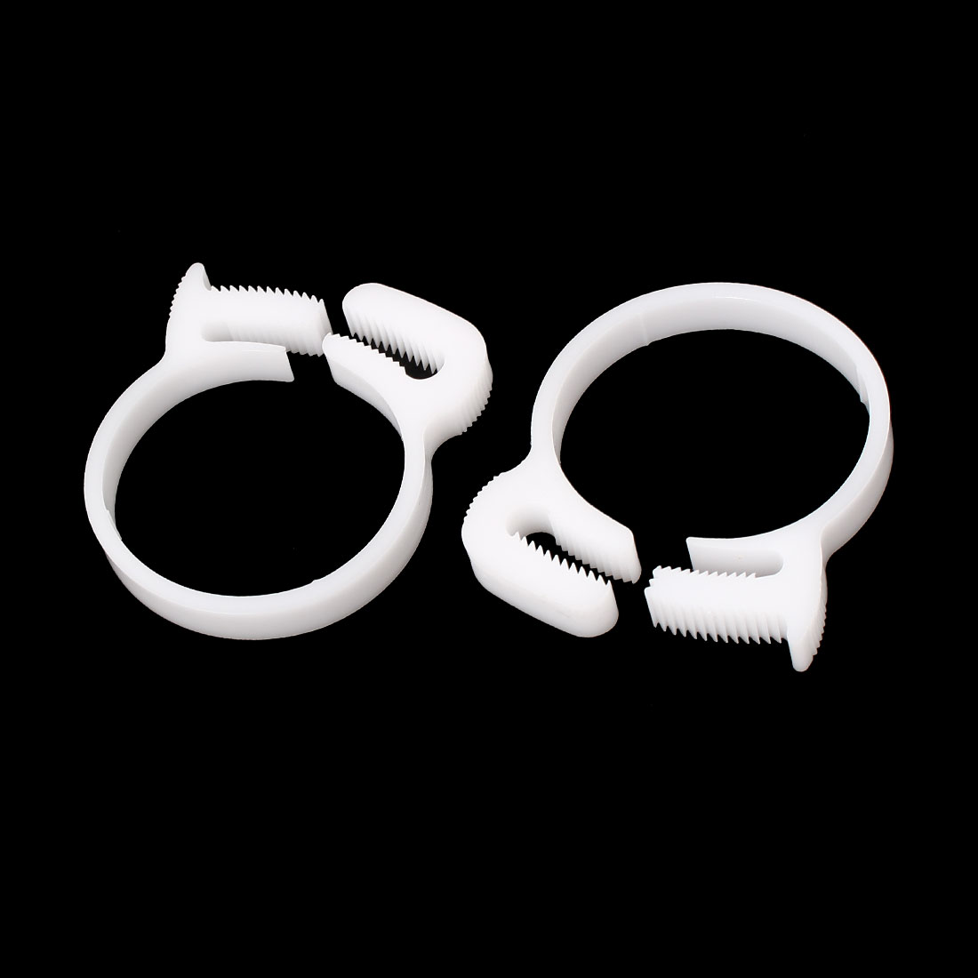 37.5mm39.5mm Double Gripping Adjustable Plastic Hose Clamps Fasteners