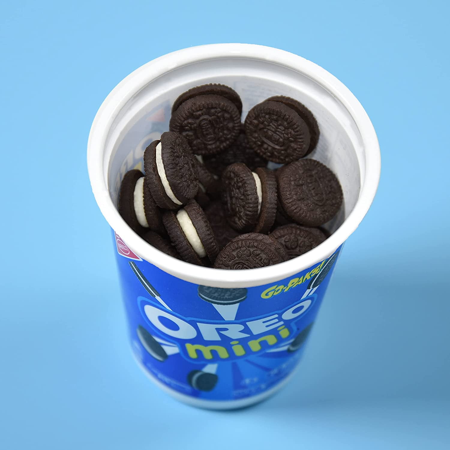 OREO Mini Chocolate Sandwich Cookies, 12 - 3.5 Ounce Go-Paks (Pack of 12)