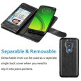 thumbnail image 3 of Case for Moto G7 Play, for T-Mobile Revvlry / Moto G7 Optimo XT1952DL Wallet Case, Njjex Luxury PU Leather Wallet Case with ID & Card Holder Slot Detachable Magnetic Hard Case & Kickstand Case, 3 of 5