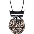 thumbnail image 2 of Conjunto de bikini cruzado para mujer, push up, cintura alta, trajes de baño de 2 piezas, 2 of 7
