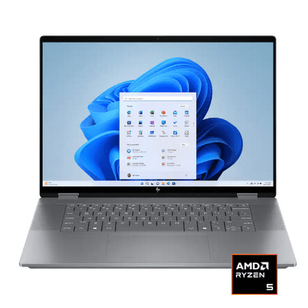 Restored HP OmniBook X Flip 16-be0003dx 16" 2K Convertible Notebook, AMD Ryzen 5 220, 8GB RAM, 512GB SSD, Win11H (Refurbished)