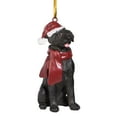 thumbnail image 4 of Design Toscano Black Labrador Retriever Holiday Dog Ornament Sculpture, 4 of 8