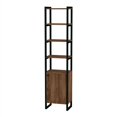 thumbnail image 1 of Butler Drake 73" Narrow Walnut Bookcase with Storage, 1 of 7