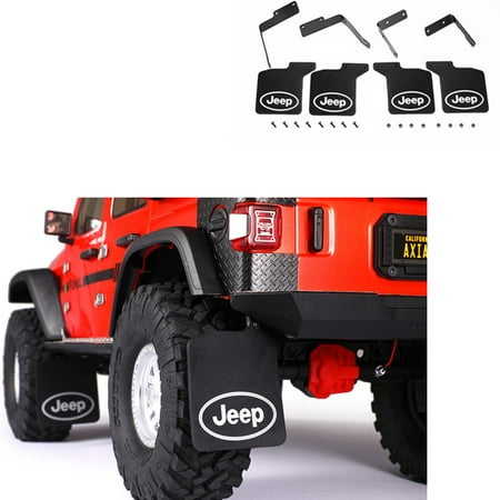 1 Set 4pcs Rubber Front And Rear Mud Guard Modified Upgrade Accessories For  1/10 Rc Crawler Car AXIAL SCX10 III JEEP Wrangler Specification:set |  Walmart Canada