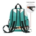 thumbnail image 5 of FORMRS School Backpack with Front Zippered Pocket 12" Student Travel Daypack, Black Cat and Coffee, 5 of 6