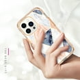 thumbnail image 2 of Allytech Marble Case for Apple iPhone 15 Pro Max 5G 6.7", Hybrid Hard PC Soft TPU Rubber Three Layer Rugged Heavy Duty Shockproof Drop Proof Women Girl Cover for iPhone 15 Pro Max, White Grid Marble, 2 of 7