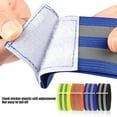 thumbnail image 3 of Hyasfey 1/2Pcs Cycling Pants Reflective Band High Visibility Elastic Adjustable Men Women Night Running Warning Arm Wrist Leg Ankle Strap Cycling Accessories, 3 of 7