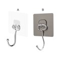 thumbnail image 4 of Toystoory Ganchos fuertes de 5 uds., ganchos autoadhesivos ajustables para colgar en la pared de la puerta, ganchos de succión para carga pesada, ventosa Type6 NO6 Toystoory HA003664-04, 4 of 6
