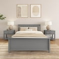 thumbnail image 2 of Plank+Beam Solid Wood Full Bed Frame with Headboard, Classic Full Size Adults Platform Bed, 2 of 8