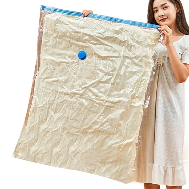 CSChome Sac de Rangement sous Vide Sacs de Rangement sous Vide pour Voyage : Sacs de Compression Épaissis pour Couvertures et Literie, Économiseur d'Espace