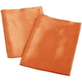 thumbnail image 2 of Aiking Home ( PACK of 2) Shiny Bridal Satin King Size Pillow Cases, Orange, 2 of 5