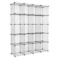 thumbnail image 5 of 20-Cube Organizer Cube Storage Storage Shelves Wire Cube Storage Origami Shelves Metal Grid Multifunction Shelving Unit Modular Cubbies Organizer Bookcase, 5 of 5