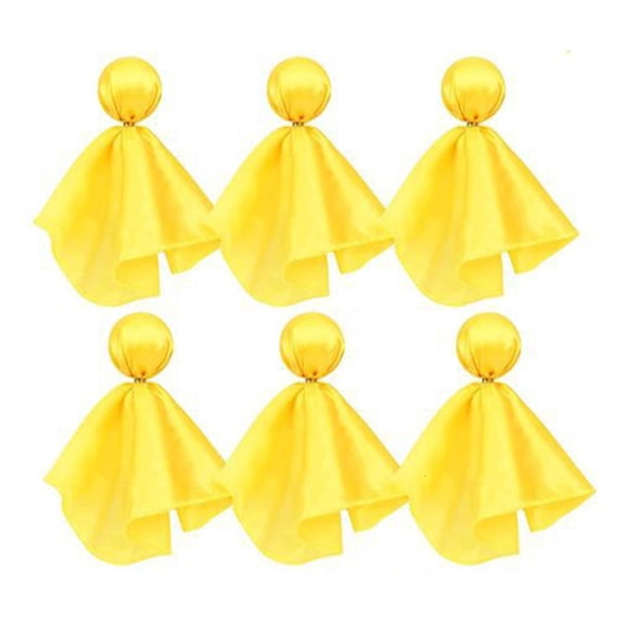 LIANXUE 6pcs Referee Flags Penalty Flags for Soccer Ref Umpire Coaches Challenge Flags