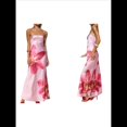 thumbnail image 3 of Vestido Maxi Sin Tirantes Y2k para Mujer, con Estampado Floral, Estilo Bohemio, para Playa, para Salir y Salir Rosa S, 3 of 10