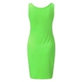thumbnail image 5 of JIAYUE Women's Summer Dresses Mini Fashion Square Neck Sleeveless Bodycon Sleeveless Female Solid Color Club Party Casual Dress, 5 of 7