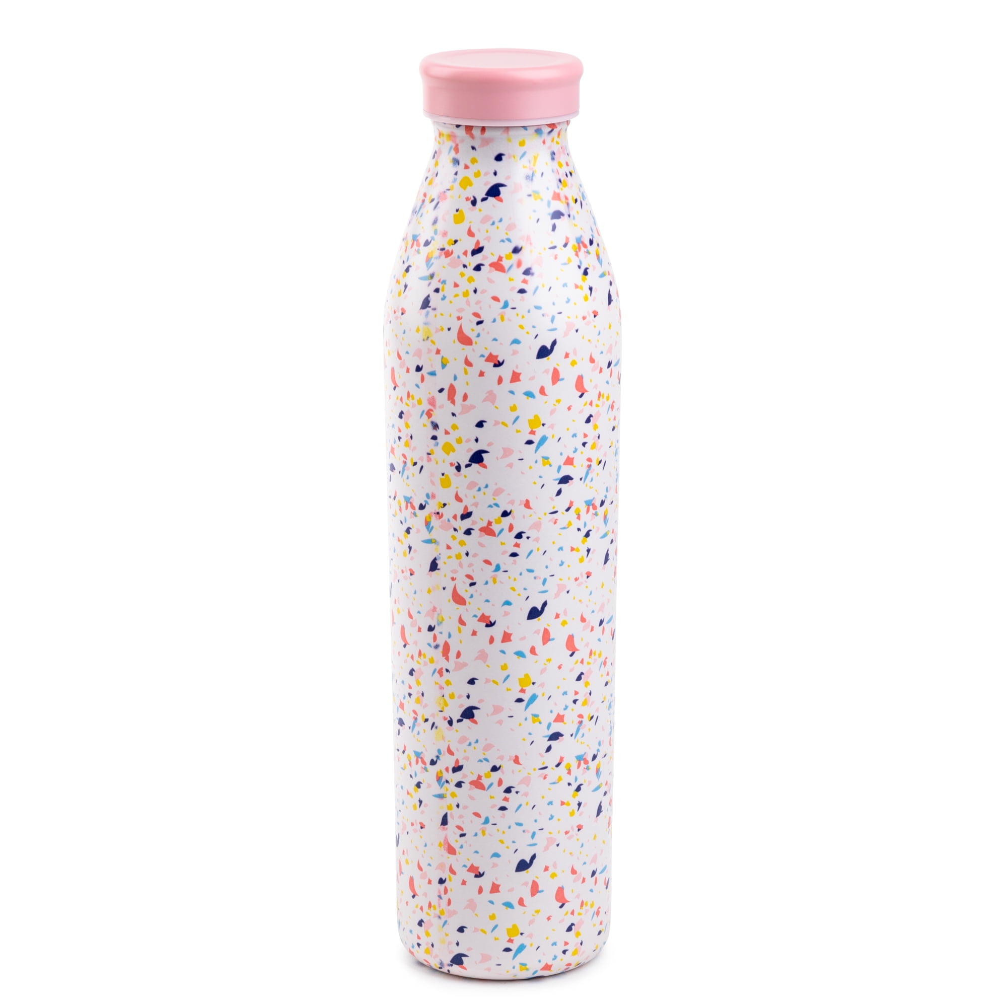 TAL Stainless Steel Water Bottle, 20 fluid ounces, Confetti