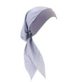 thumbnail image 1 of Qarigey Pañuelo para la cabeza para mujer, a la moda, preatado, práctico, versátil, transpirable, cómodo, accesorio para el cabello Sombreros gris Qarigey AP009762-03, 1 of 6