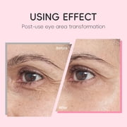 2-in-1 Sakura Eye Serum and Eye Roller, Eye Massager Roller Lifting, Eye Cream for Nourishing Relieve Eye Bags, Dark Circles, and Puffiness, Fine Lines, Under Eye Treatment Cream