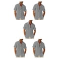 thumbnail image 2 of Camisa de Hombre Sonducket Senderismo Estilo Casual Botones Verano Playa Gris XXL, 2 of 6