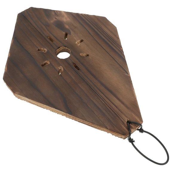 Dark Brown Carbonized Wood Mounting Board for Staghorn Fern Ideal for Hanging Flowers and