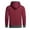 Red, variant on Pullover Hoodie for Men Long Sleeve Hooded Sweatshirt Casual Hoodies with Pockets