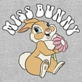 thumbnail image 2 of Women's Bambi Miss Bunny Graphic Tee Athletic Heather 2X Large, 2 of 4