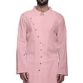thumbnail image 3 of Atasi Indian Mandarin Collar MensÂ&nbsp;KurtaÂ&nbsp;Solid Button DownÂ&nbsp;KurtasÂ&nbsp;Ethnic Clothing, 3 of 5