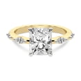 thumbnail image 4 of IGI Certified 2 Carat Radiant Shape Lab Grown Diamond Engagement Ring | 14K Yellow Gold | Sheryl Marquise Side Stone Diamond Ring | FG-VS1-VS2 Quality Friendly Diamonds, 4 of 6