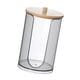 thumbnail image 3 of Dispensador de vasos para baño, caja de almacenamiento, organizador de almacenamiento para baño, almacenamiento para el hogar Negro Con Tapa De Madera, 3 of 9