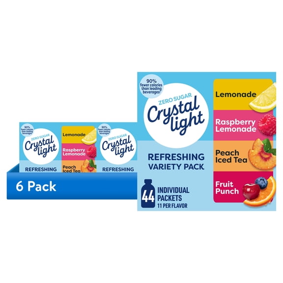 Crystal Light Refreshing Variety Pack, 44 ct. On-the-Go Packets