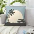 thumbnail image 5 of LNWH Decorative Pillow Covers, Island Travel Square Sofa Decorative Knit Pillow Case, 26"x26", 5 of 8