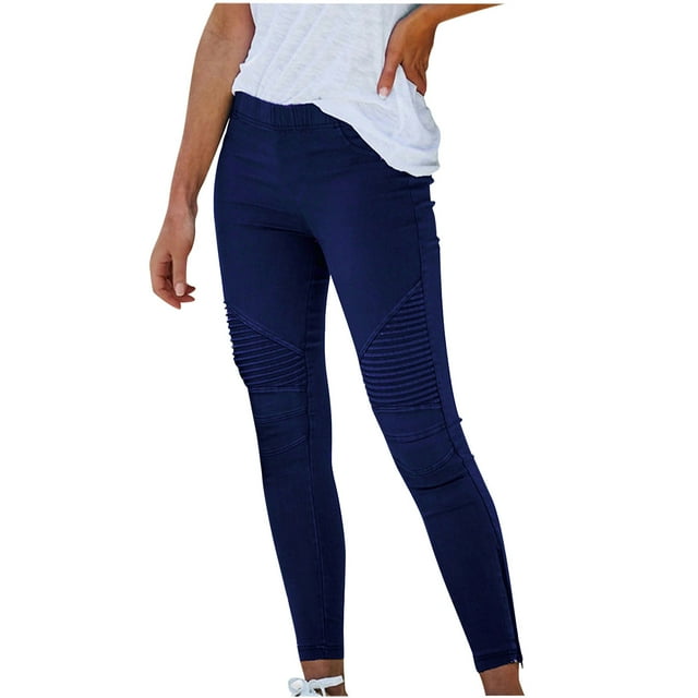 Birdeem Womens Casual Loose Pants Comfy Work Pants Pockets Elastic High Waist Pants