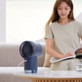 thumbnail image 1 of Mini ventilador con tanque de agua grande Ventilador USB para oficina en casa (azul sin batería), 1 of 8