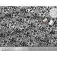 thumbnail image 2 of Soimoi Modal Satin Fabric Swirls & Floral Artistic Print Sewing Fabric Yard 42 Inch Wide, 2 of 3