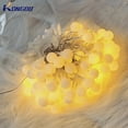 thumbnail image 2 of 10M Ball LED String Lights Outdoor Ball Chain Lights Garland Lights Bulb Fairy Lights Party Home Wedding Garden Christmas Decor, 2 of 5