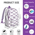 thumbnail image 4 of Nature Frog Backpack – Green Frog and Mushroom Print Pattern Daypack with Cute Cartoon Forest Design, 4 of 4