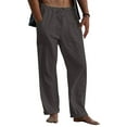thumbnail image 1 of Fashnice Men Sweatpants Solid Trousers Drawstring Pants Casual Street Lounge Dark Gray S, 1 of 9