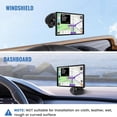 thumbnail image 2 of GUYUTING GPS Navigation Mount Holder Tool Free Installation 360 Degree Adjustment For Car Truck RV Dashboard Use, 2 of 9